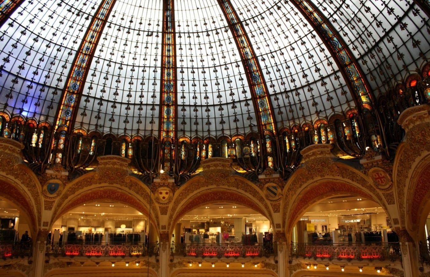 Opera district restaurants  Galeries Lafayette Paris Haussmann